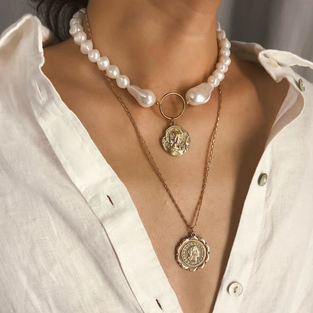 Layered Necklace Adjustable New